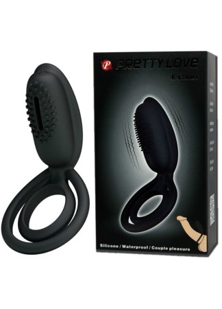 Cockring vibrant en silicone avec stimulateur clitoridien Esther - CC592166