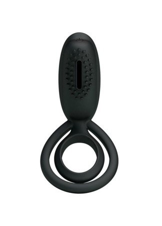 Cockring vibrant en silicone avec stimulateur clitoridien Esther - CC592166