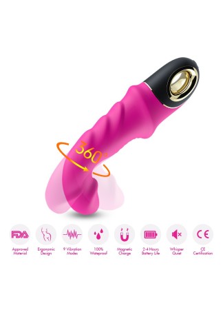 Vibromasseur rose G-spot Joy Blade vibrations puissantes - USK-V14PNK