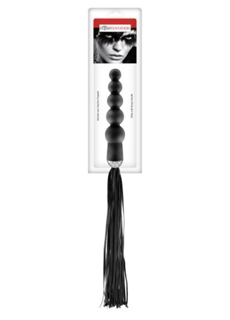 Martinet avec manche chapelet anal noir Fetish Tentation - CC570402