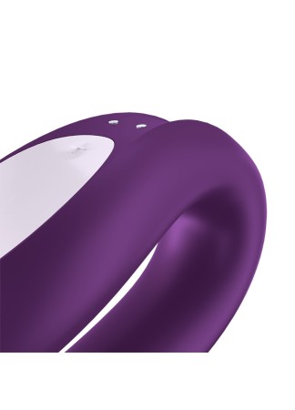 Vibromasseur pour couple connecté violet Double JOY Satisfyer - CC5972420201