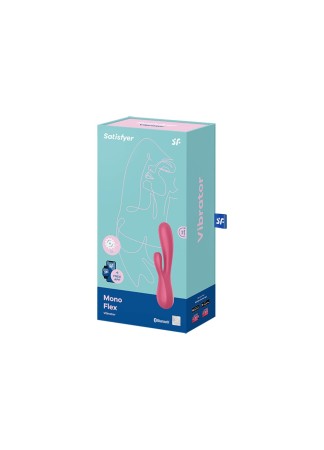 Vibromasseur rabbit rouge connecté Mono Flex Satisfyer - CC5972440050