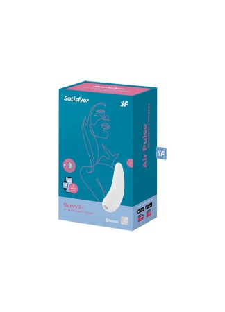 Stimulateur blanc connecté Curvy 2 Satisfyer - CC5972400020