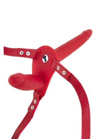 Double gode ceinture rouge vibrant - CC5310020030