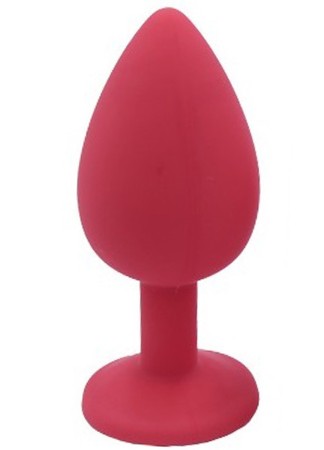 Plug rouge bijou cristal Large - DB-RY069CRED