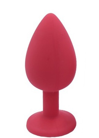 Plug rouge bijou cristal Medium - DB-RY068CRED