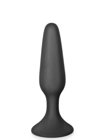 Plug anal noir 11.5cm avec ventouse - CC5700401010