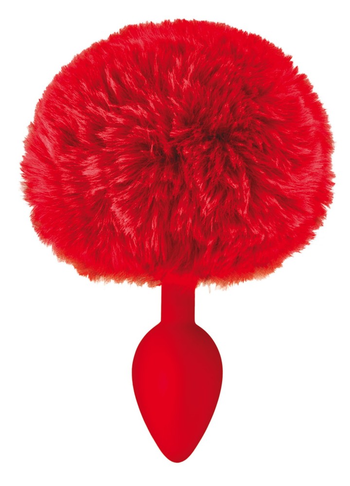 Plug anal pompon rouge - CC5700910030