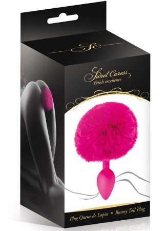 Plug anal pompon fuschia - CC5700910204