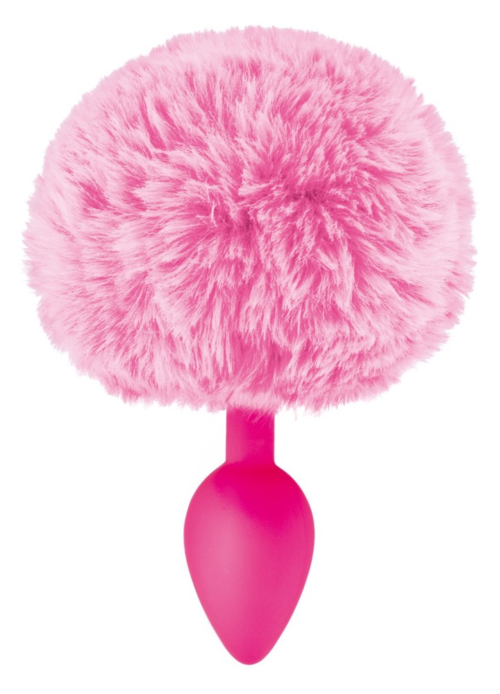 Plug anal pompon rose - CC5700910050