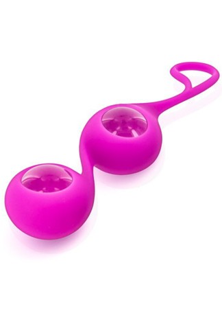 Boules de Geisha rose verre et silicone - CC571001