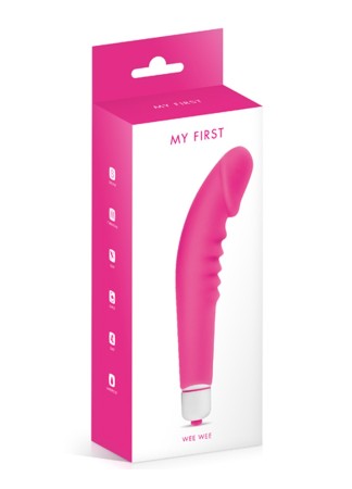 Vibromasseur stimulateur réaliste point G rose silicone 7 vitesses - CC5740100050