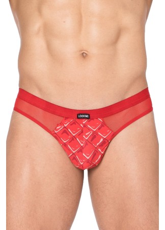 String imprimé rouge New Look - LM2299-02RED