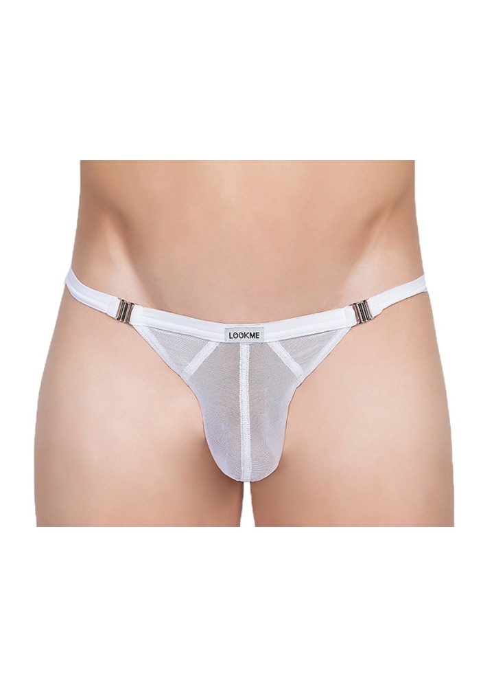 Stripper string blanc Malibu 2 - LM92-58WHT