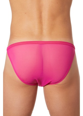 Tanga fine résille rose - LM92-61MAG