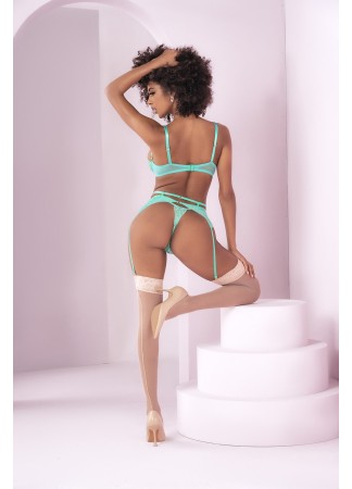 Ensemble lingerie trois pièces bleu océan - MAL8733AQUA