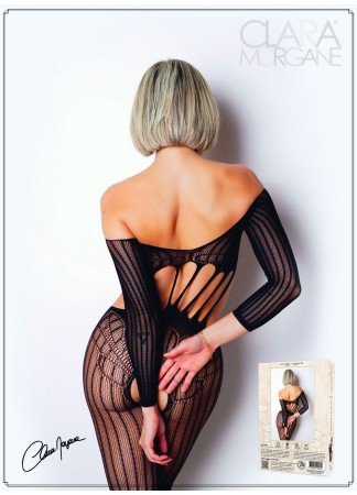 Bodystocking manches longues seins nus - Le Numéro 5 - Collection Bodystocking - CM99005