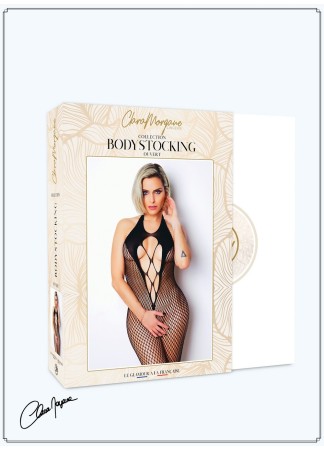 Bodystocking noir avec sublime dos nu - Le Numéro 2 - Collection Bodystocking - CM99002